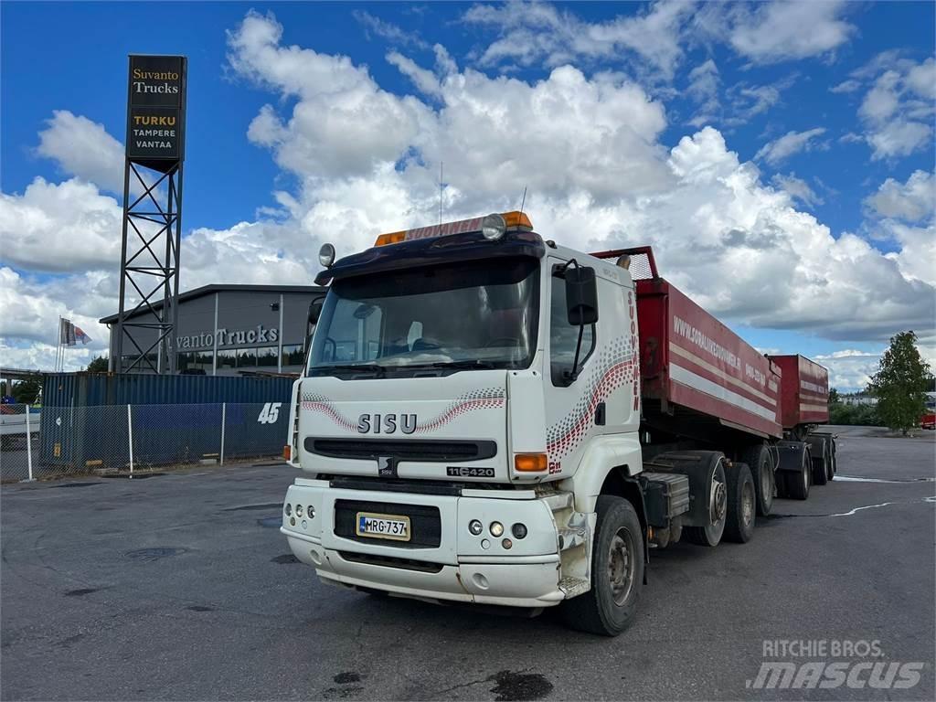 Sisu E11M-420 8X4 Camiões basculantes
