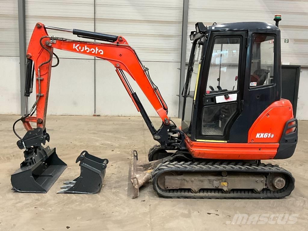 Kubota KX 61-3 Mini Escavadoras <7t