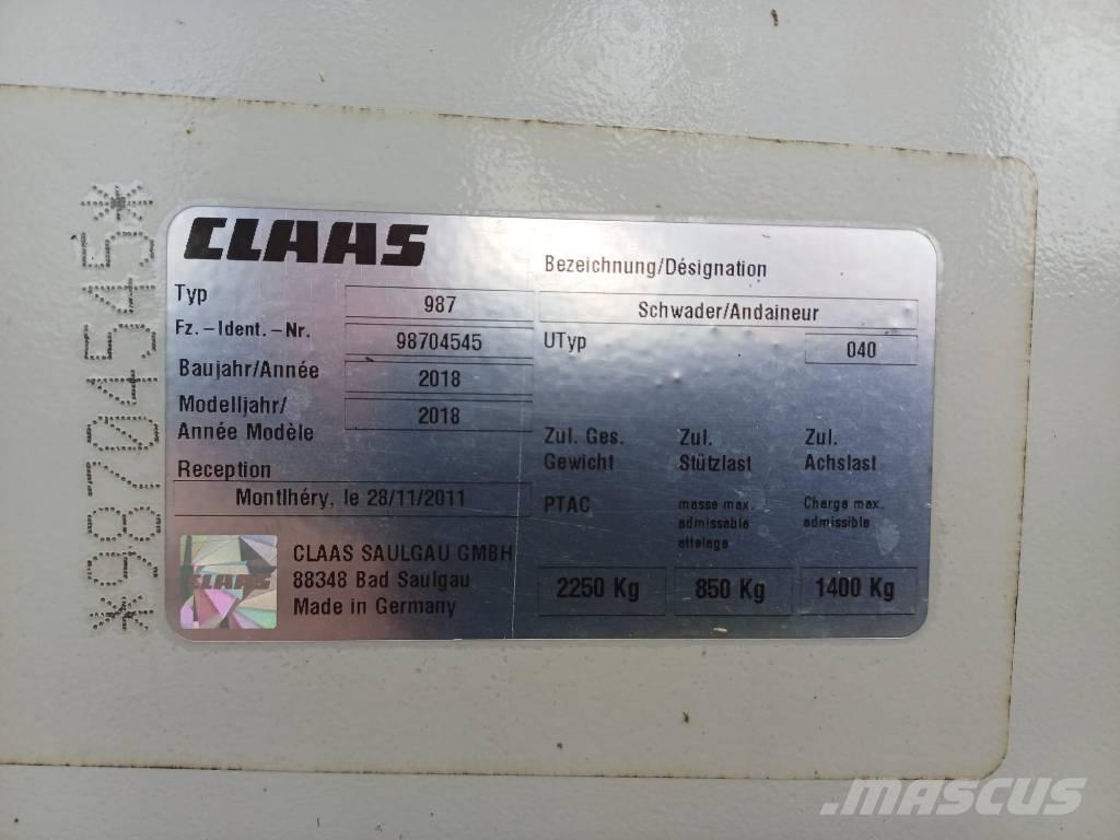 CLAAS Liner 2800 Gadanheiras-fileiras