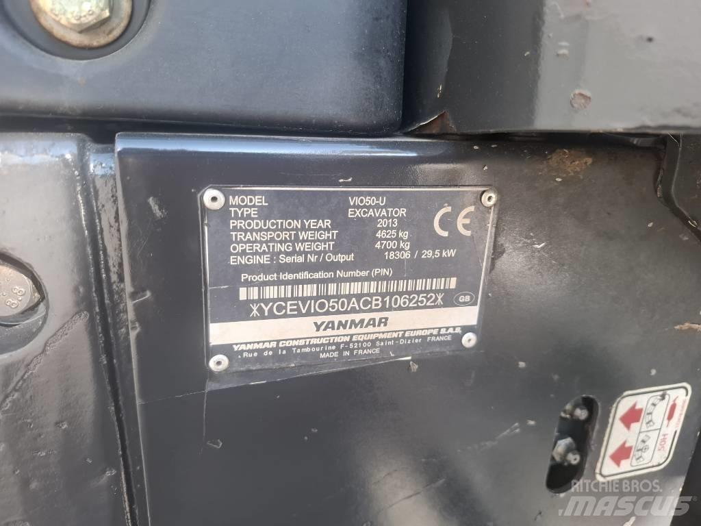 Yanmar Vio 50 U Mini Escavadoras <7t