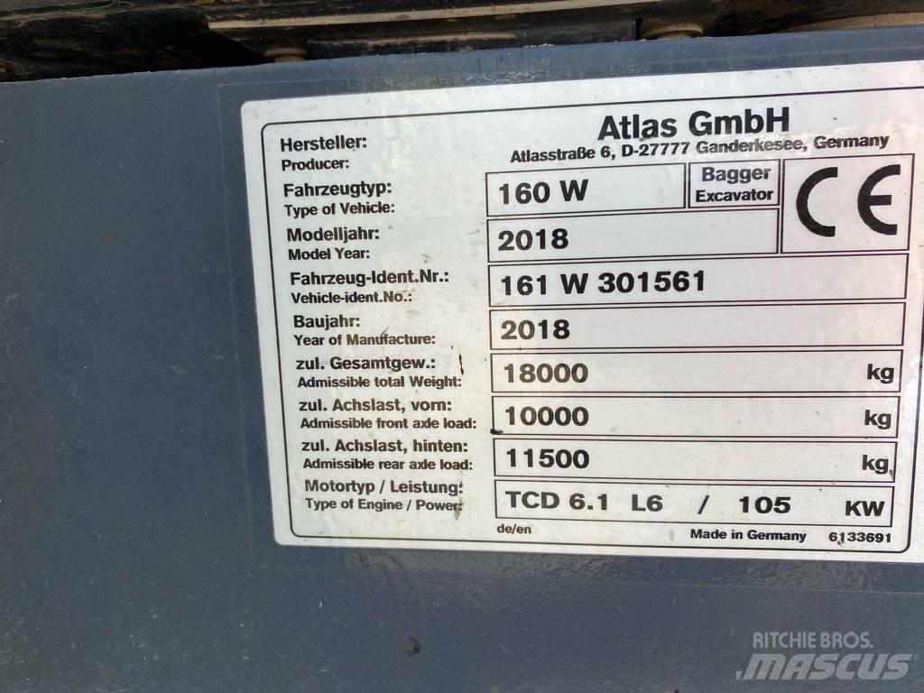  Altas 160 W Escavadoras de rodas