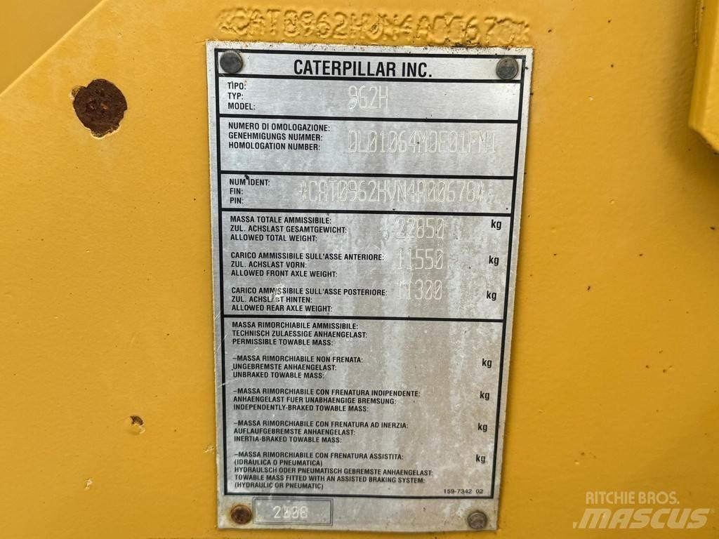 CAT 962H Pás carregadoras de rodas