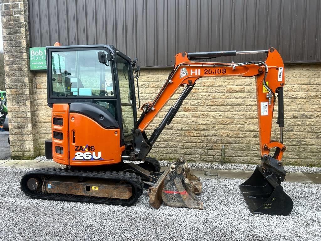 Hitachi ZX26U-6 Mini Escavadoras <7t