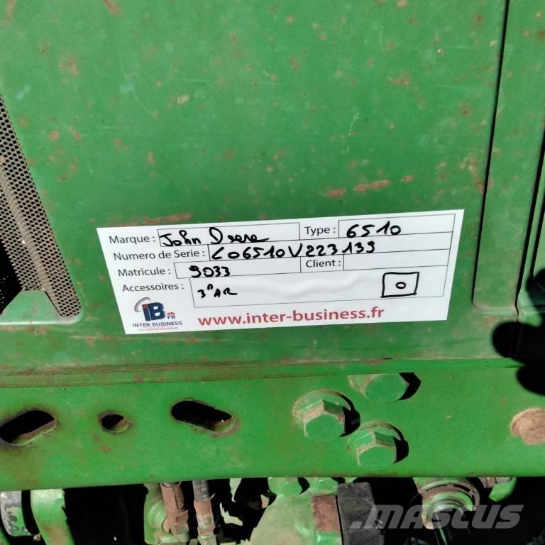John Deere 6510 Tratores Agrícolas usados
