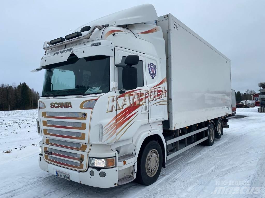 Scania R 500 Camiões de caixa fechada