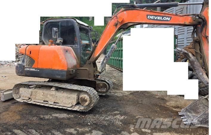 Doosan DX55 Mini Escavadoras <7t