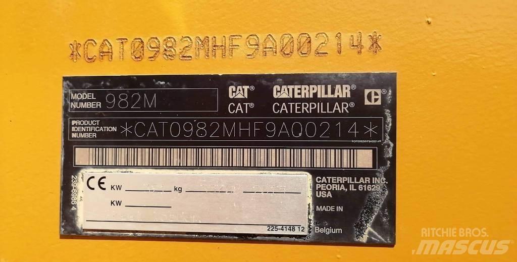 CAT 982 M Pás carregadoras de rodas