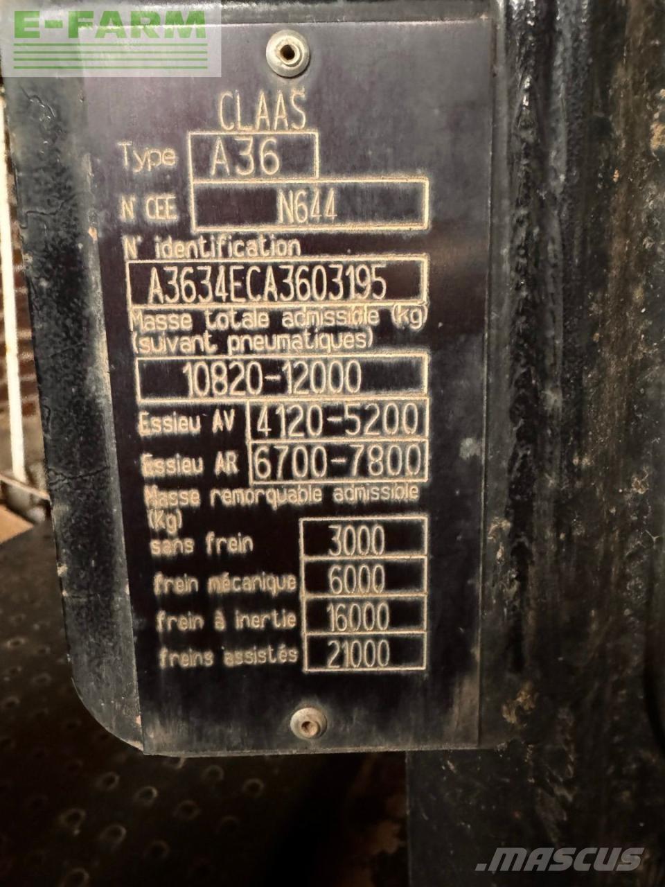 CLAAS ARION 650 Tratores Agrícolas usados