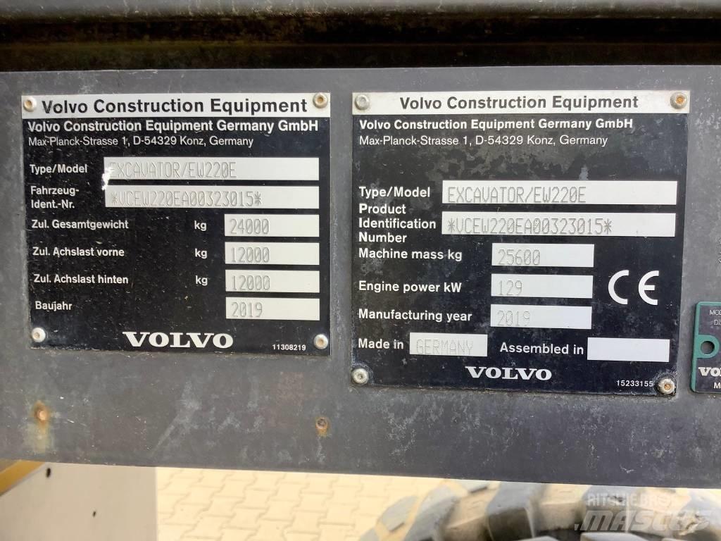 Volvo EW 220 E Escavadoras de rodas