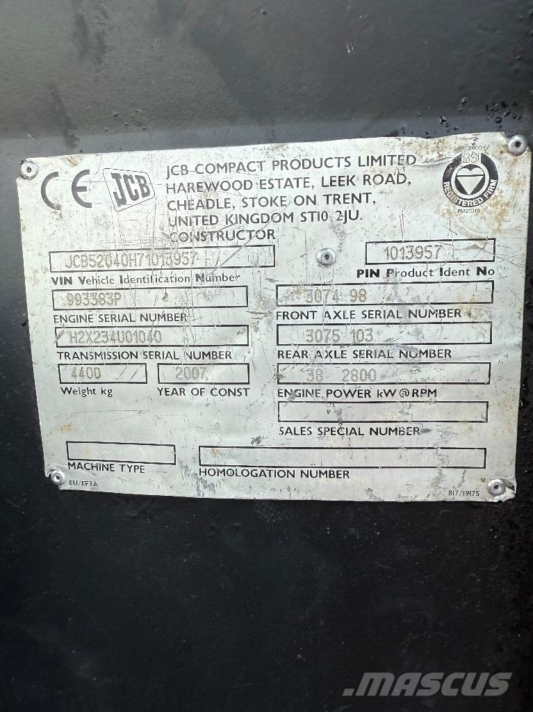 JCB 520-40 Manipuladores telescópicos