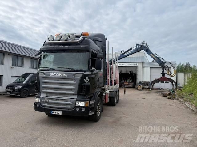 Scania R 560 Camiões de transporte de troncos