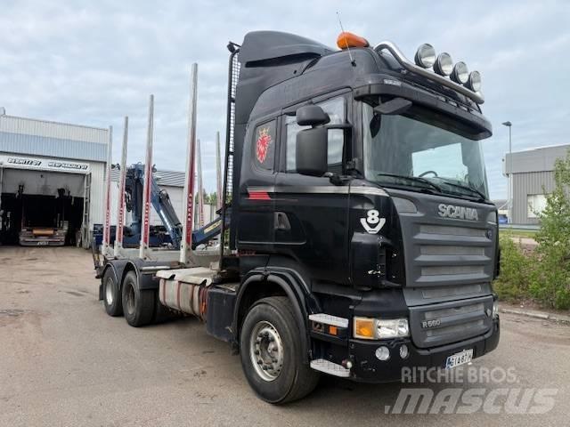 Scania R 560 Camiões de transporte de troncos