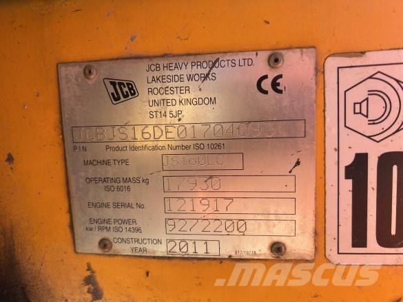 JCB JS 160LC Escavadoras de rastos
