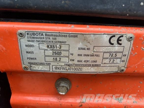 Kubota KX61-3 Construção - Outros
