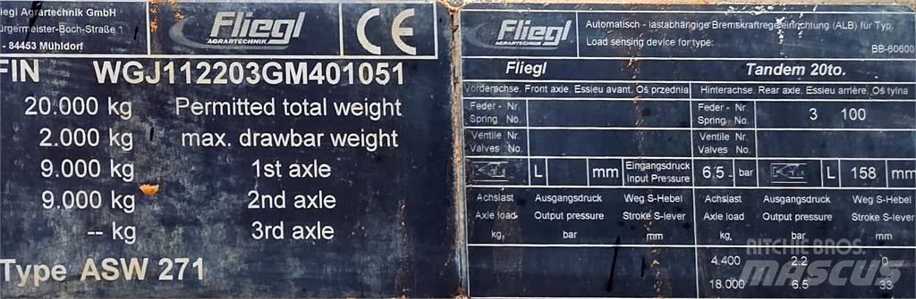 Fliegl Gigant ASW 271 Reboques basculantes