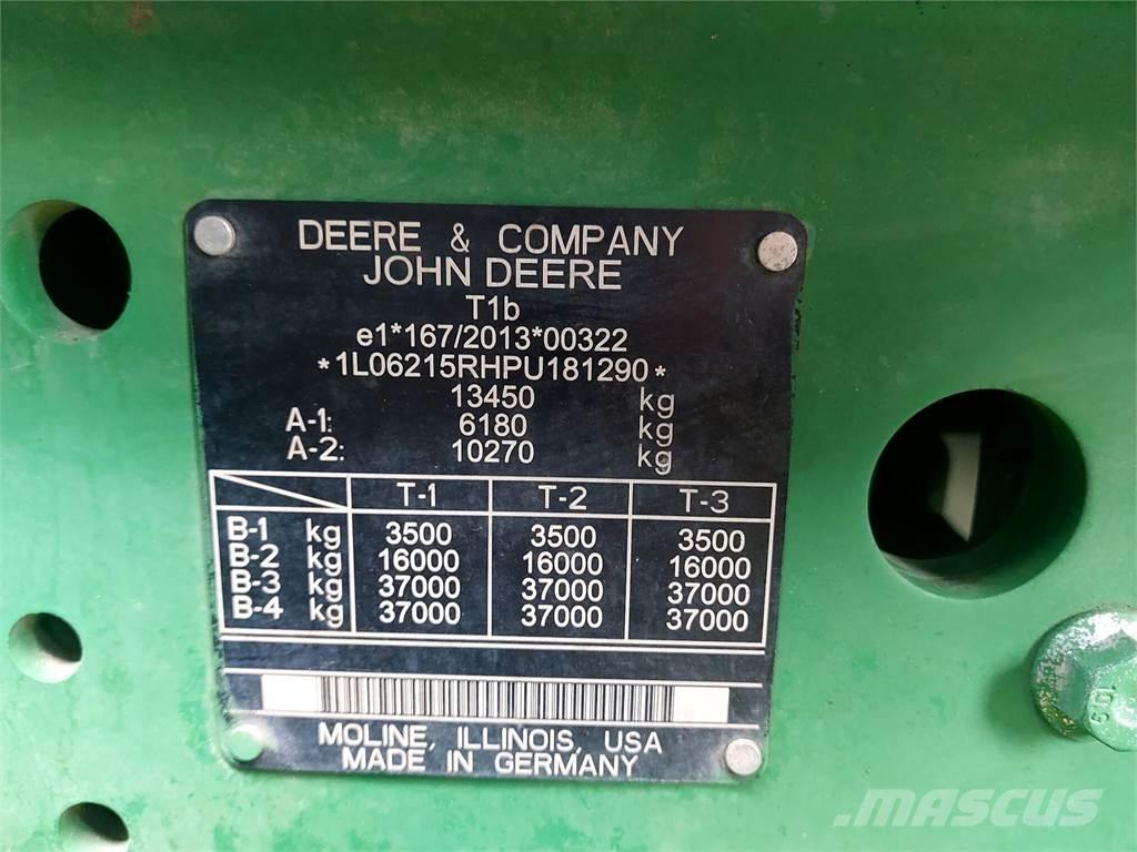 John Deere 6R 215 Tratores Agrícolas usados