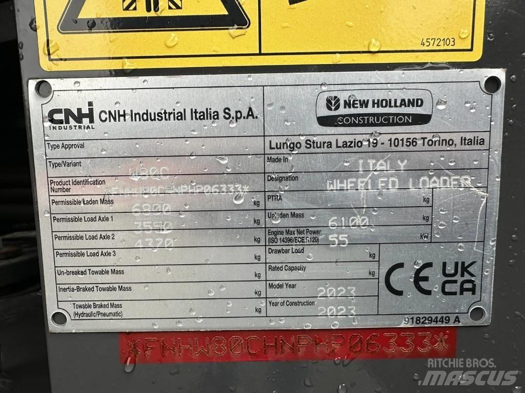 New Holland W 80 C Carregadora multifunções