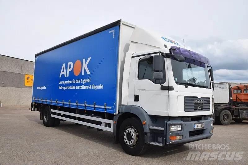 MAN TGM 18.280 Camiões caixa cortinas laterais