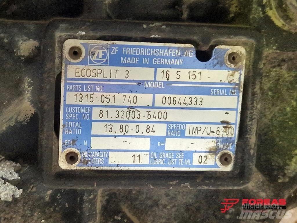 ZF ECOSPLIT 16S - 151 Caixas de velocidades