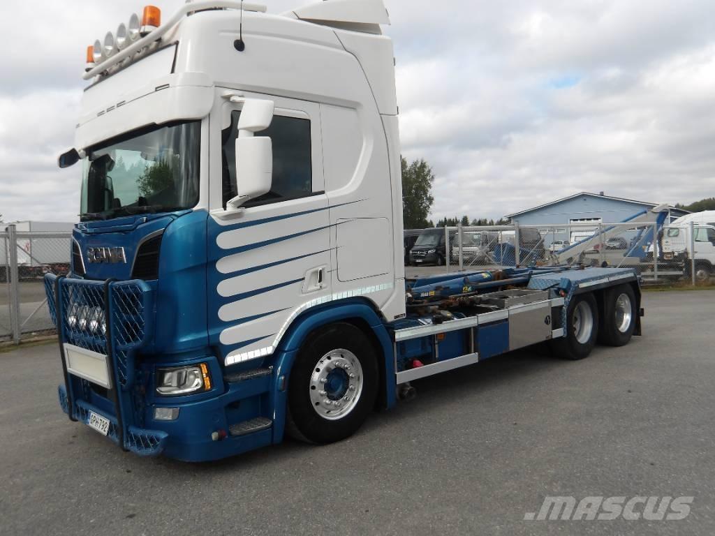 Scania R580 6x2 Camiões Ampliroll