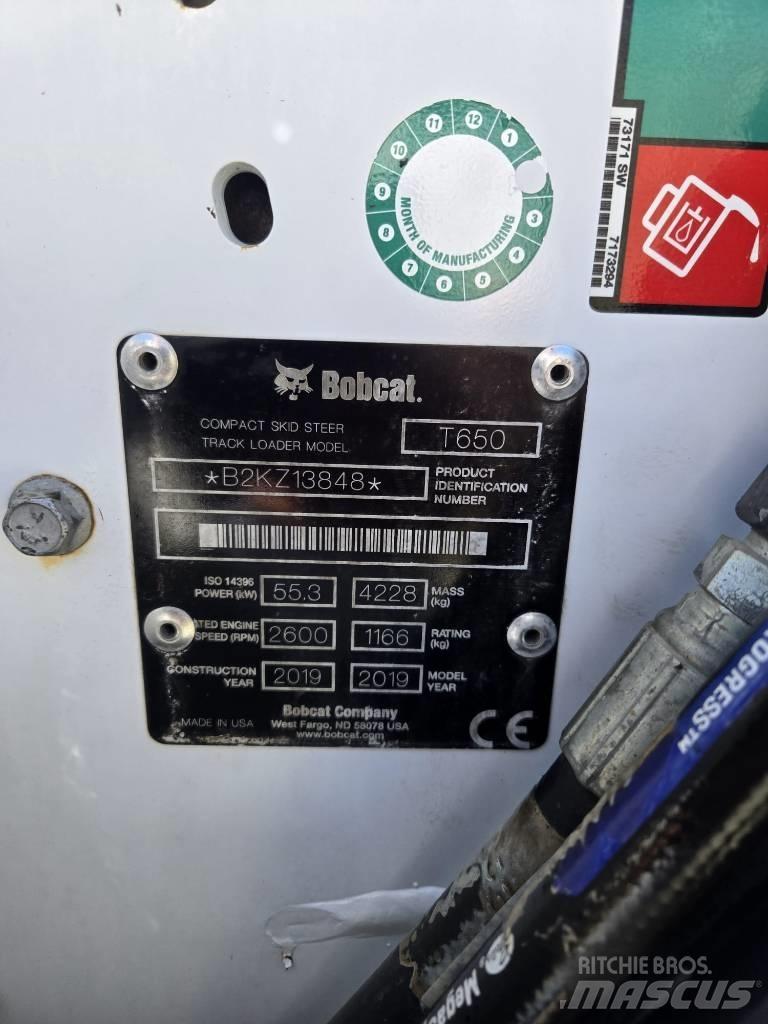 Bobcat T 650 Carregadoras de direcção deslizante
