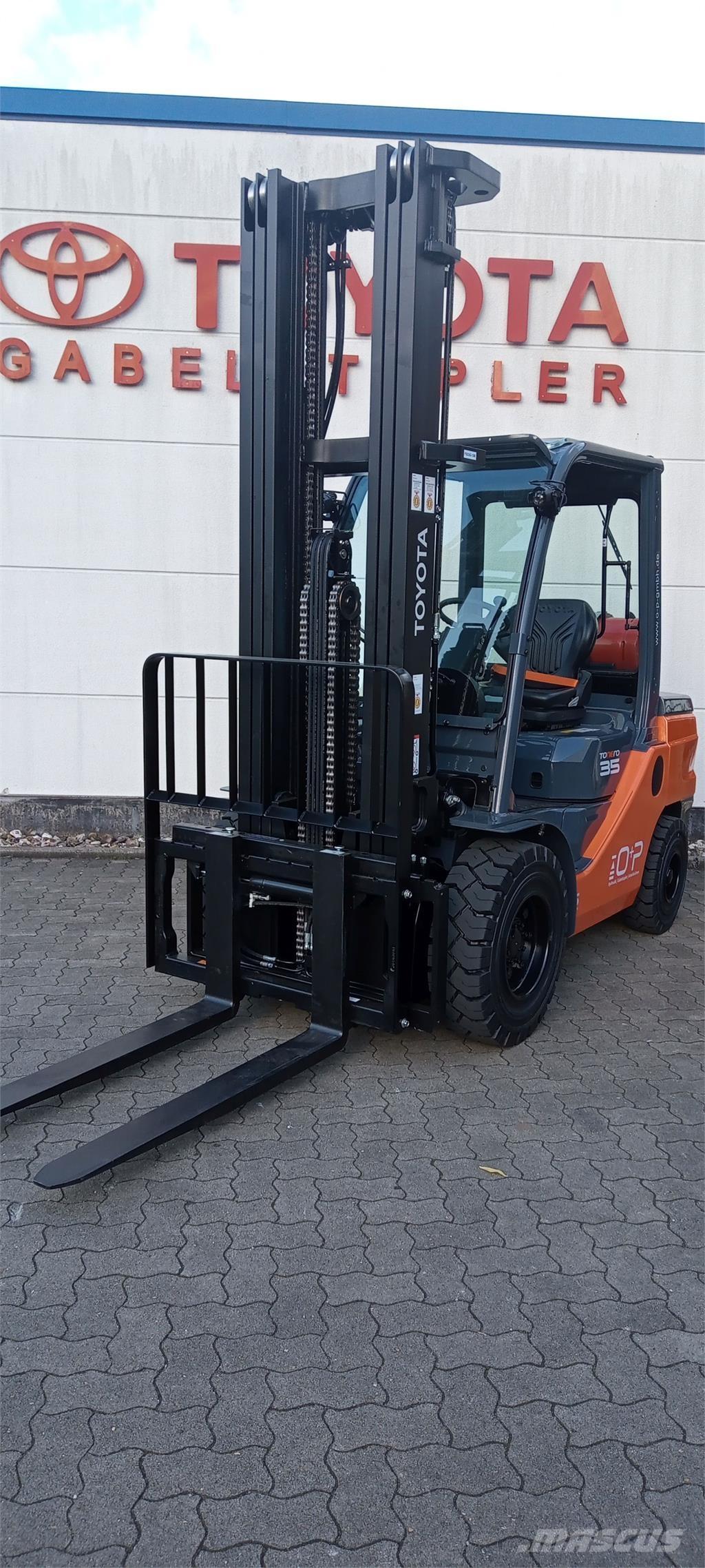 Toyota 02-8FGJF35 Empilhadores a gás