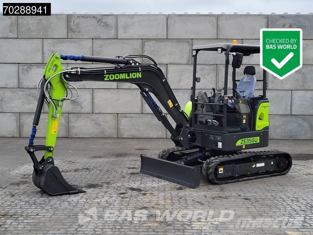 Zoomlion ZE35 GU Mini Escavadoras <7t