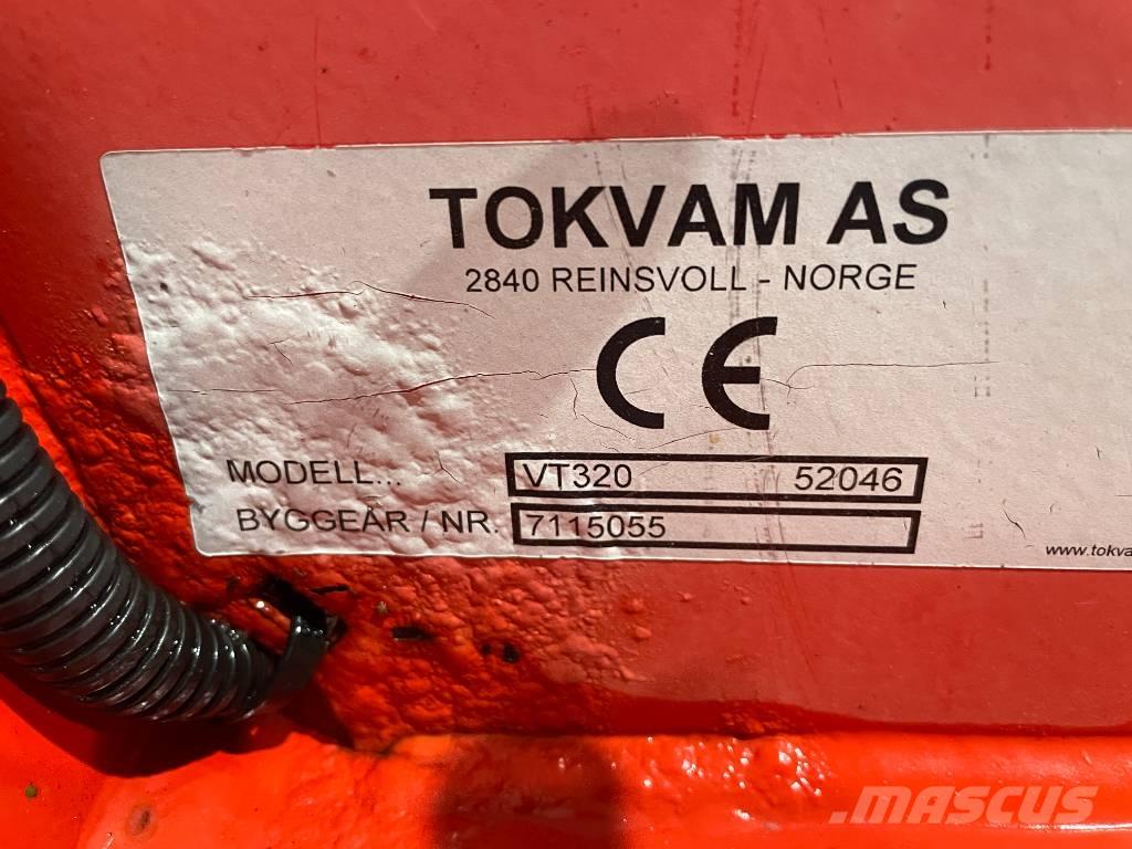 Tokvam VT 320 Lâminas de neve e arados