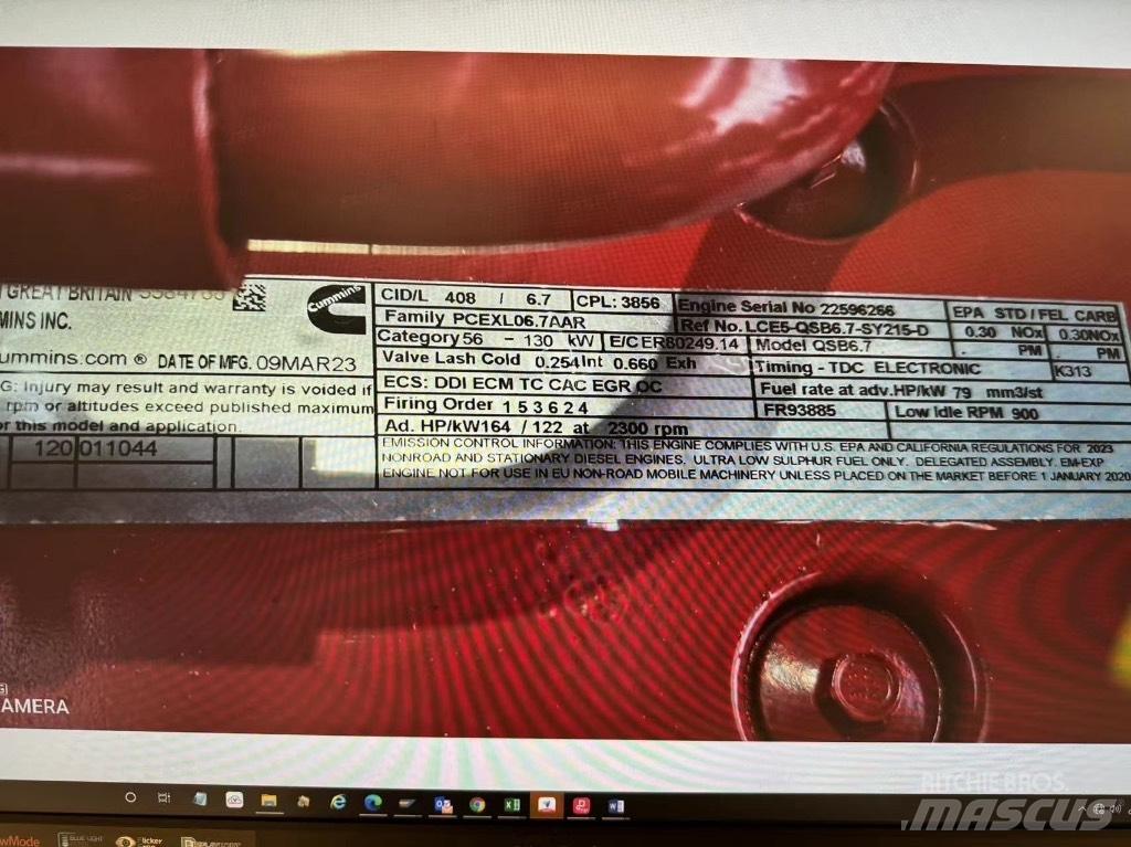 Cummins QSB6.7C-T4 Construção - Outros
