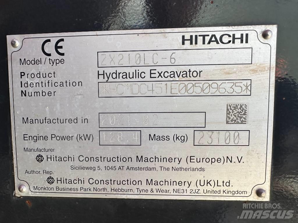 Hitachi ZX 210 LC-6 Escavadoras de rastos
