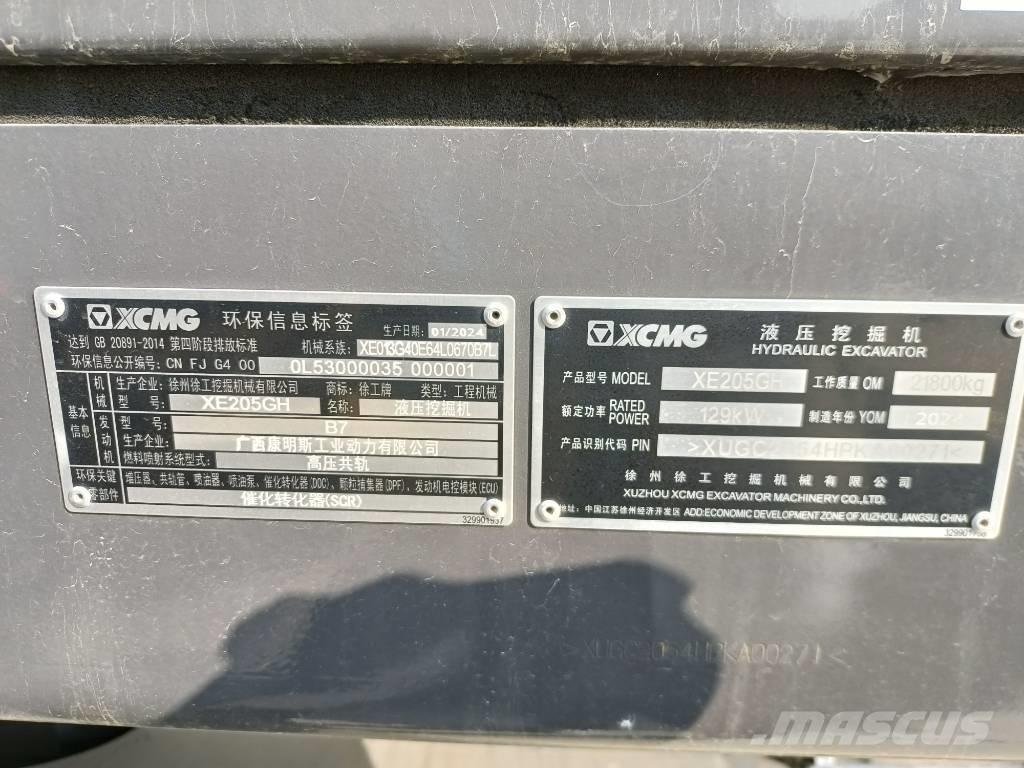 XCMG XE205GH Escavadoras de rastos