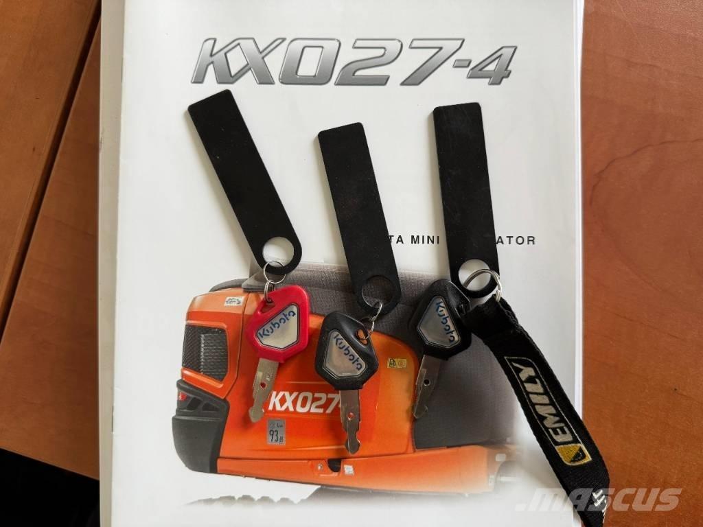 Kubota KX 027-4 Mini Escavadoras <7t