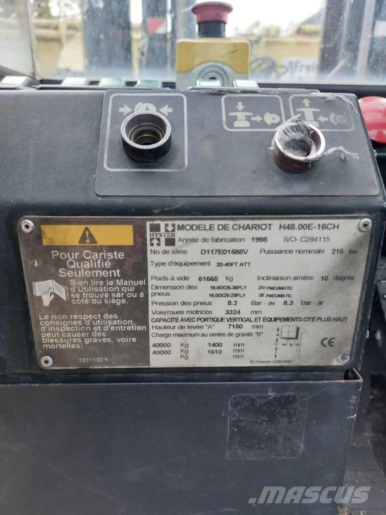 Hyster 48.00 E 16-CH Manuseadores de contentores