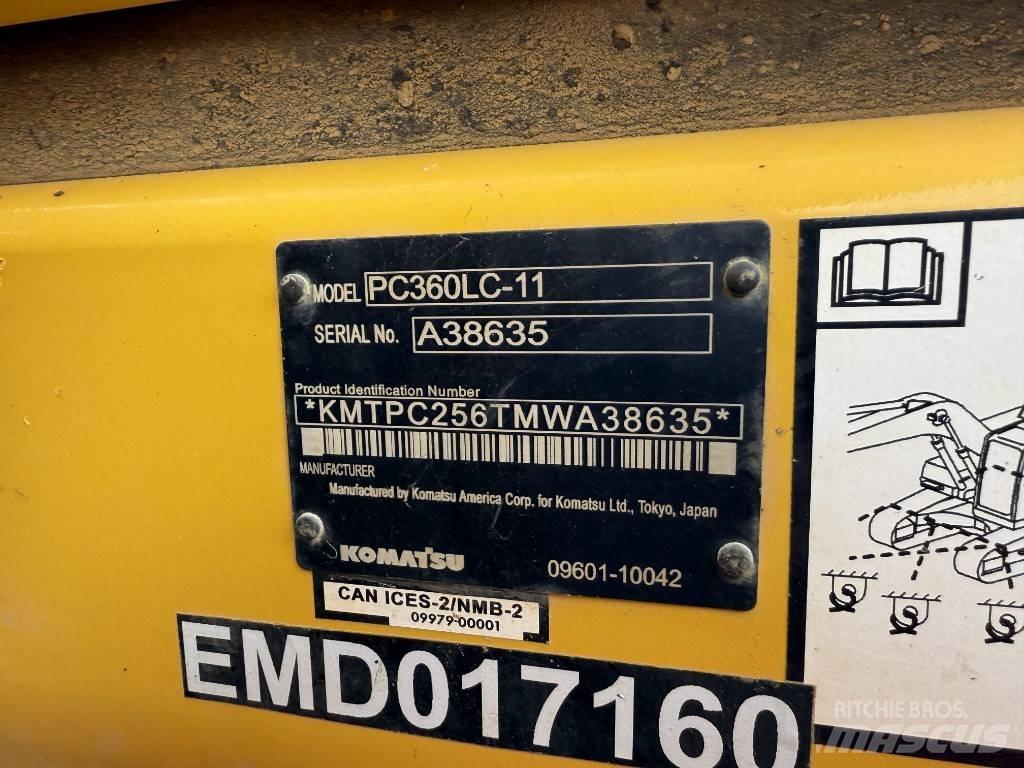 Komatsu PC360LC-11 Escavadoras de rastos