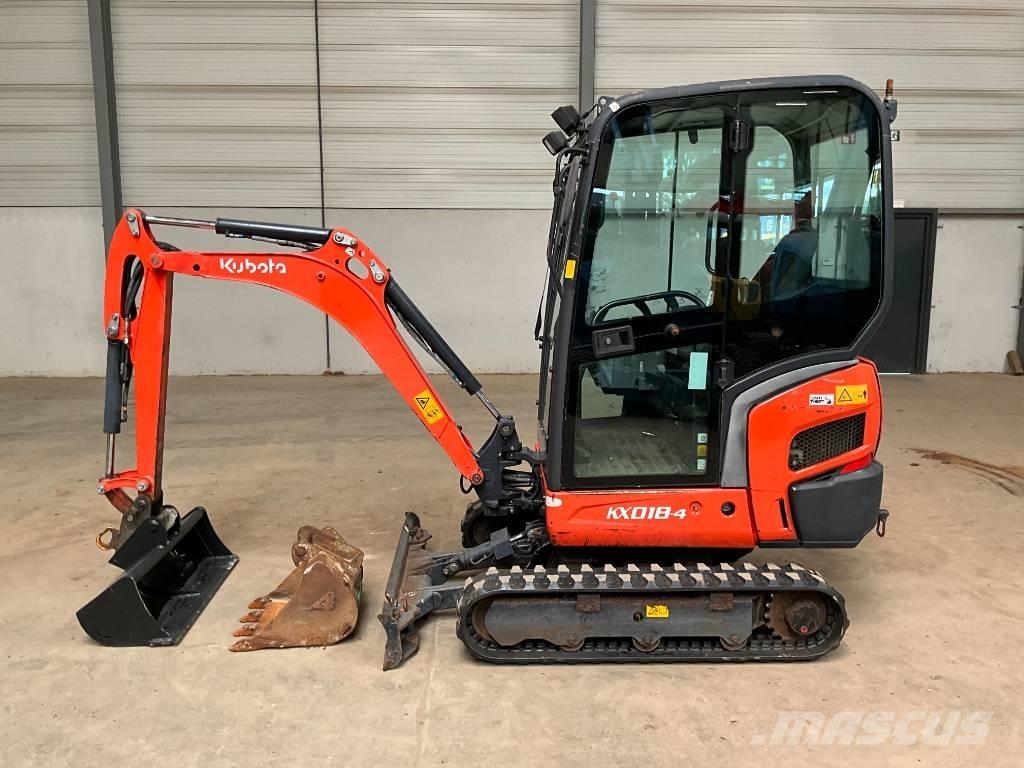 Kubota KX 018-4 Mini Escavadoras <7t