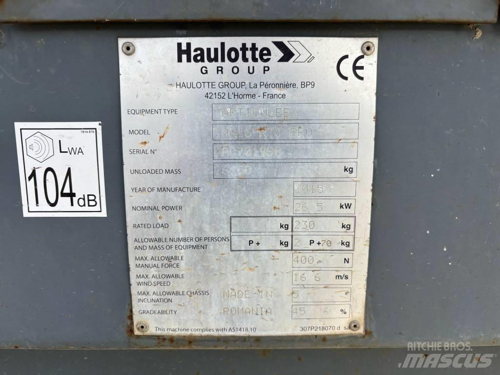 Haulotte HA 16 Elevadores braços articulados
