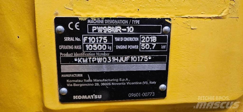 Komatsu PW98 MR10 Escavadoras de rodas