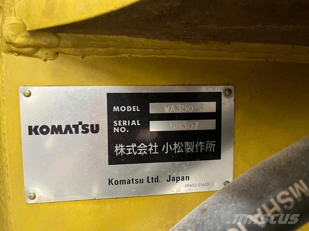 Komatsu WA 350-3 Pás carregadoras de rodas