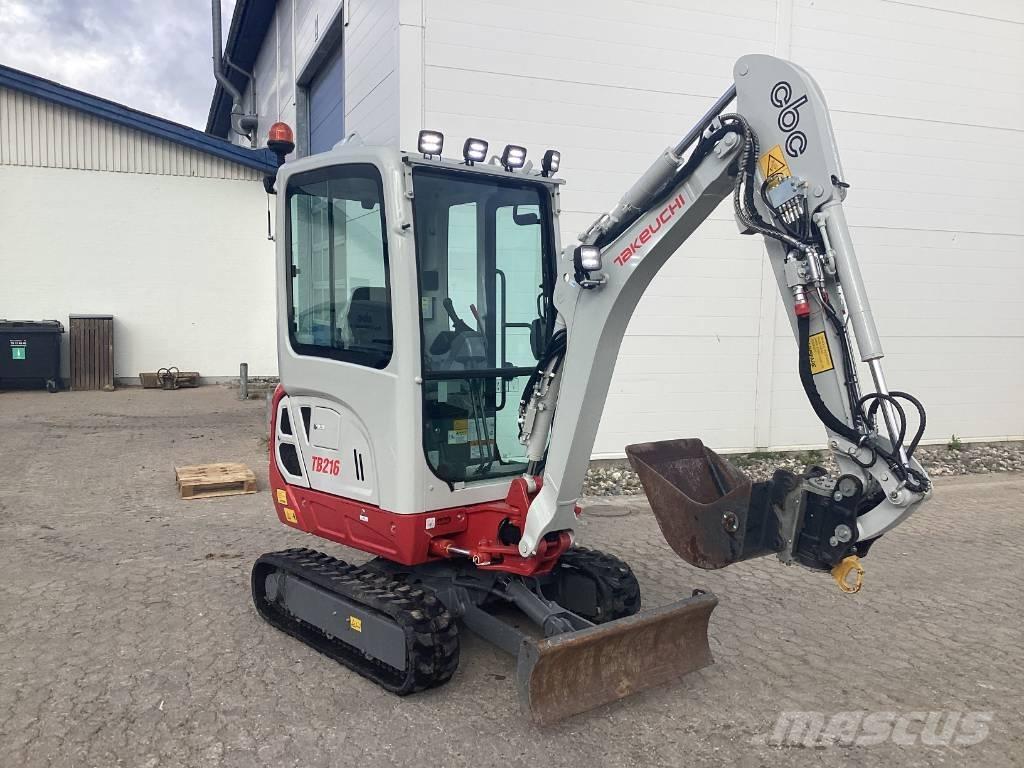 Takeuchi TB 216 Mini Escavadoras <7t