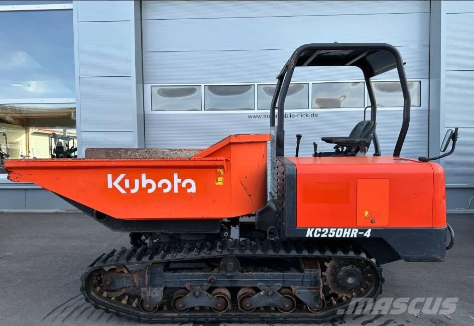 Kubota KC 250 HR-4 Dumpers de lagartas