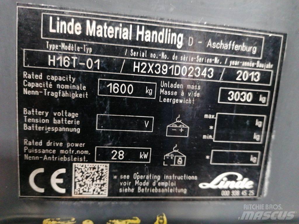 Linde H16T-01 Empilhadores a gás