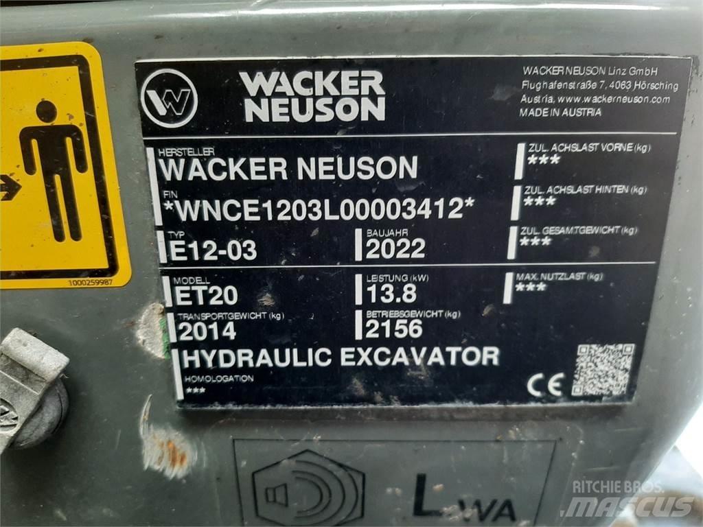 Wacker Neuson ET20 Escavadoras de rastos