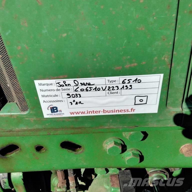 John Deere 6510 Tratores Agrícolas usados
