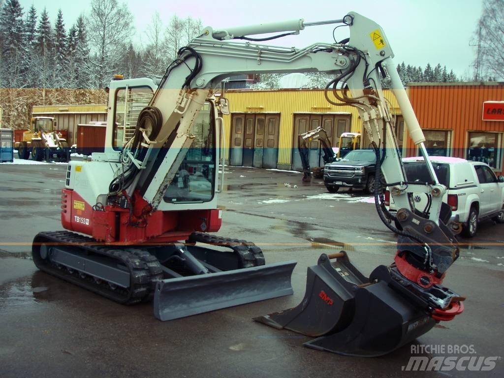 Takeuchi TB153FR Mini Escavadoras <7t