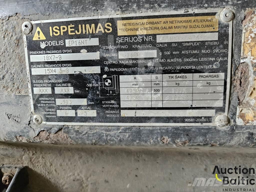 CAT EP 16 NT Empilhadores eléctricos