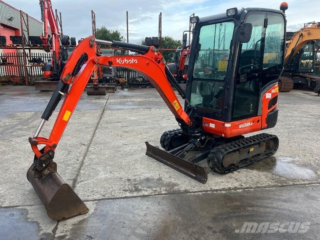Kubota KX 018-4 Mini Escavadoras <7t