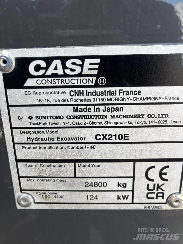 CASE CX 210 E Escavadoras de rastos