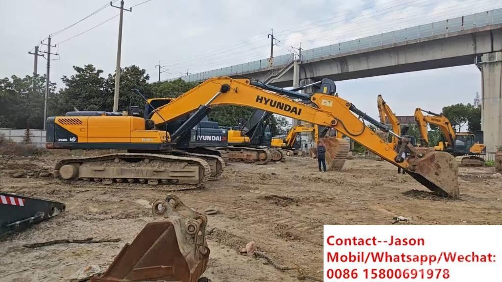 Hyundai Robex 350vs Escavadoras de rastos