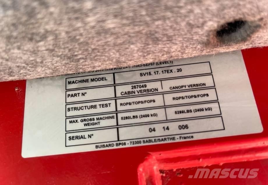 Yanmar SV 15 Mini Escavadoras <7t