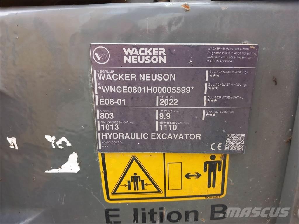 Wacker Neuson 803 Escavadoras de rastos